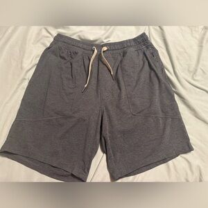 Men's Athletic Gray Shorts with Drawstring